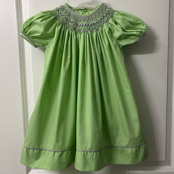 Petit Ami Other - Petit Ami Green Smocked Dress 18 months